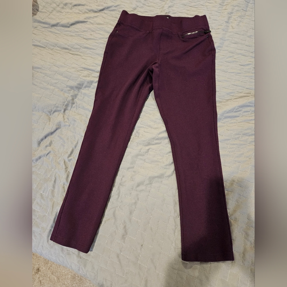DKNY Women's Purple Pants Medium